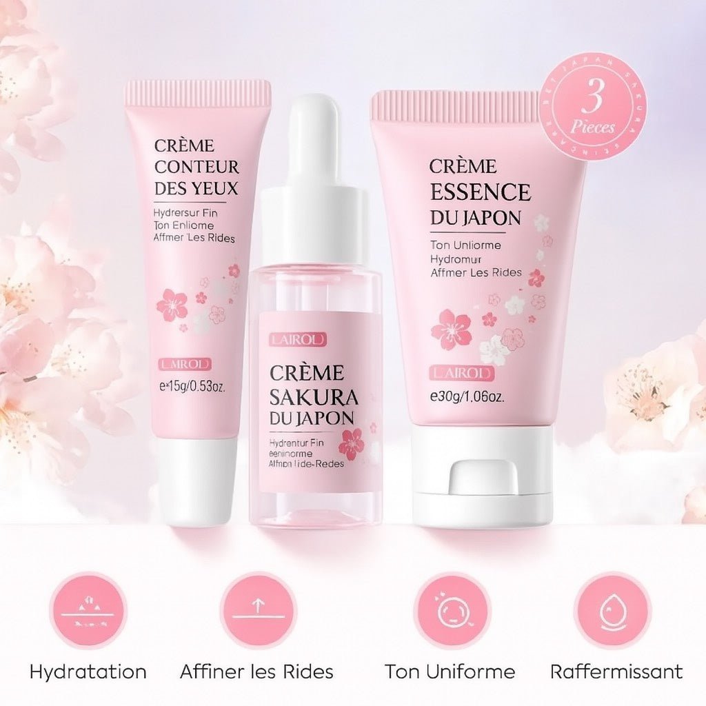 Sakura Glow – Kit 3 - en - 1 Peau Parfaite 🌸 - Sakuglow